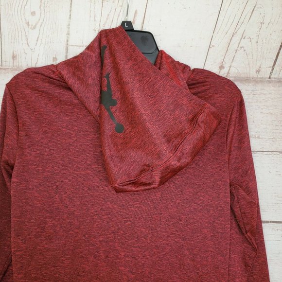 Air Jordan Embroidered Hood Dri Fit Pullover Youth Large 12-13 Years Sweatshirt - Picture 7 of 12